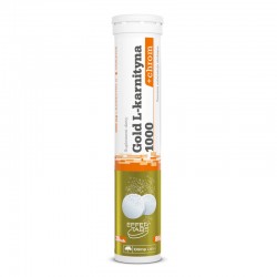Olimp Gold L-karnityna 1000 z Chromem o smaku cytrynowo - limonkowym 20 tabletek musujących