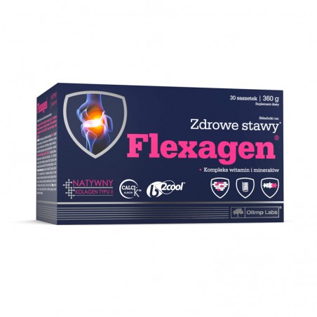 Olimp Flexagen o smaku malinowym 30 saszetek 