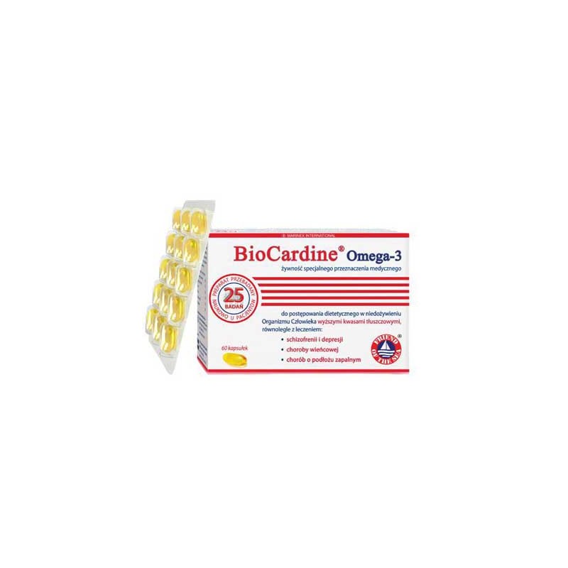 BioCardineOmega-3, 60 kapsułek 