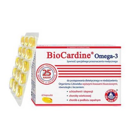  BioCardineOmega-3, 60 kapsułek 