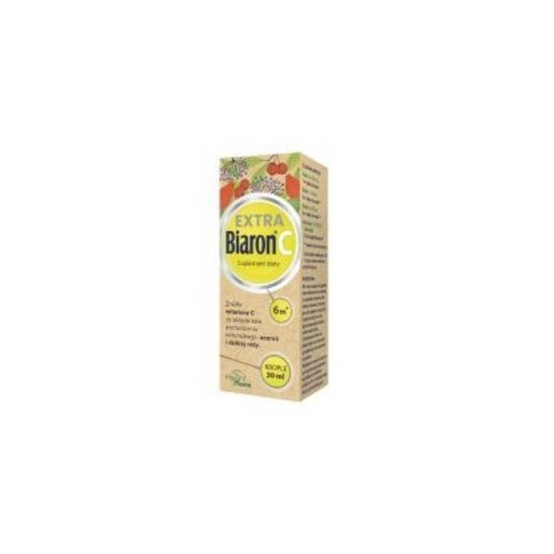 BIARON C EXTRA Witamina C dla dzieci powyżej 6-go miesiąca krople 30 ml 