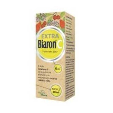  BIARON C EXTRA Witamina C dla dzieci powyżej 6-go miesiąca krople 30 ml 
