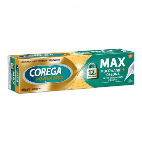  Corega Max mocowanie i osłona miętowy krem 40 g 