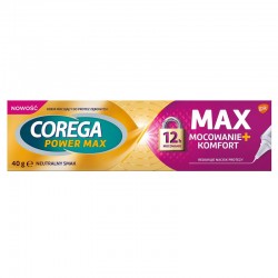 Corega Power Max mocowanie i komfort krem 40 g