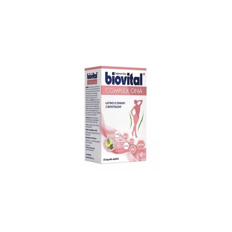 Biovital complex ONA, 60 kapsułek miękkich 