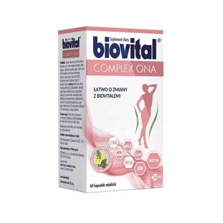  Biovital complex ONA, 60 kapsułek miękkich 