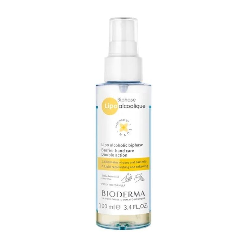 Bioderma Biphase Lipo alcocolque, płyn dezynfekujący 100 ml 