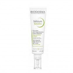 Bioderma Sebium Kerato+, żel-krem przeciwtrądzikowy, 30 ml