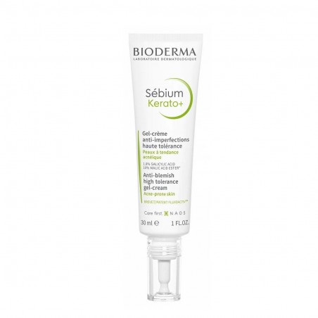  Bioderma Sebium Kerato+, żel-krem przeciwtrądzikowy, 30 ml 
