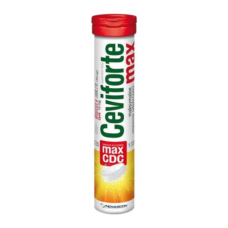 Ceviforte Max 20 tabletek musujących 