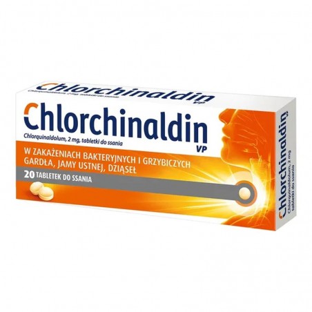 Chlorchinaldin VP, 20 tabletek