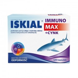 Iskial Immuno Max + Cynk 120 kapsułek