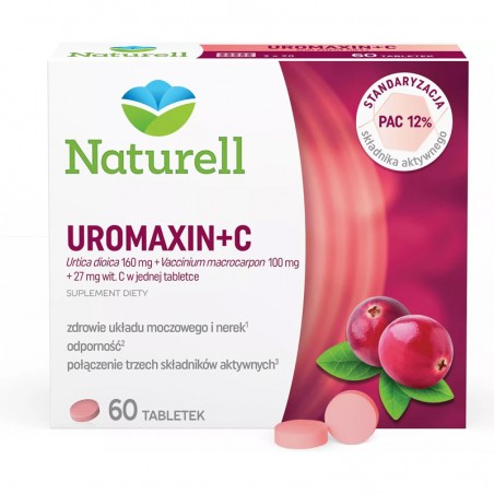  Naturel Uromaxin + C 60 tabletek 