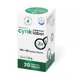 Cynk organiczny Labor 120 tabletek