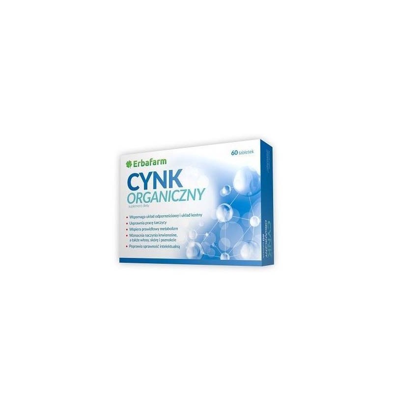 Cynk Organiczny 60 tabletek 
