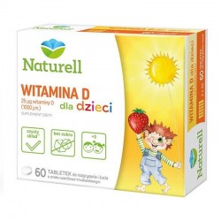 Naturel Witamina D dla dzieci 60 tabletek