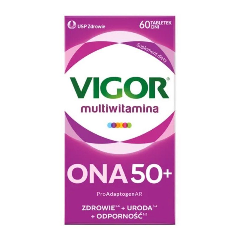 Vigor Multiwitamina Ona 50+ 60 tabletek 