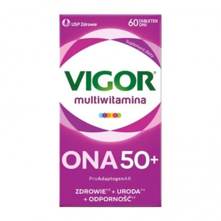 Vigor Multiwitamina Ona 50+ 60 tabletek