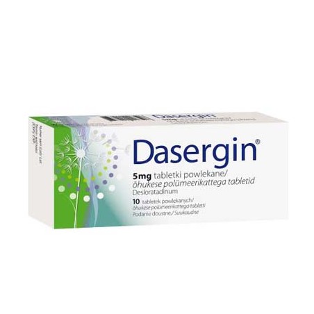 Dasergin 5mg, 10 tabletek
