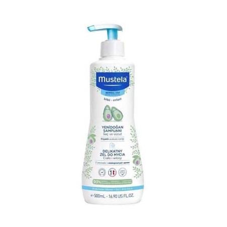  Mustela Delikatny żel do mycia 500 ml 