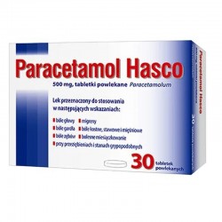 Paracetamol 500 mg, 30 tabletek