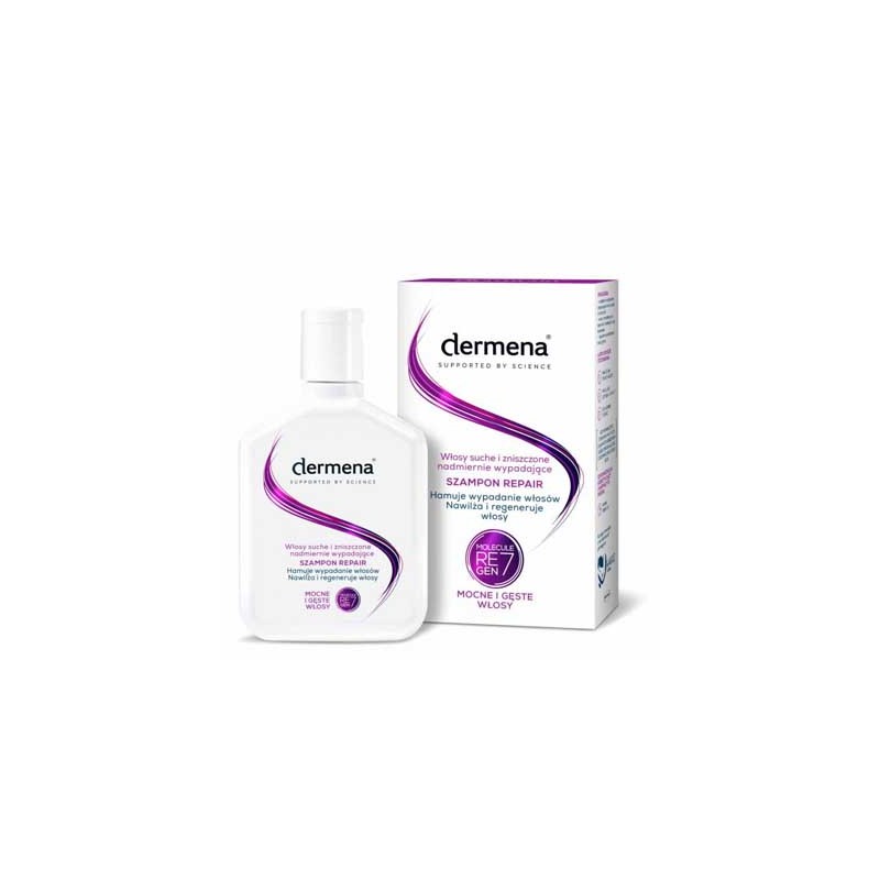 Dermena Repair, szampon hamujący wypadanie włosów, 200 ml 