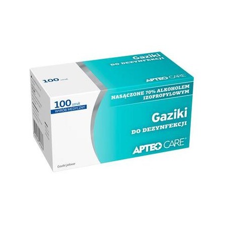  Gaziki do dezynfekcji Apteo, 10 sztuk 