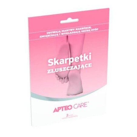  Apteo Care skarpetki złuszczające 2 sztuki 