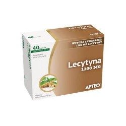 Apteo Lecytyna 1200 mg 40 kapsułek