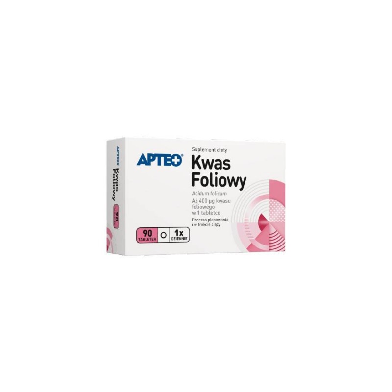 Apteo Kwas foliowy 90 tabletek 
