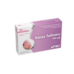 Apteo kwas foliowy 30 tabletek
