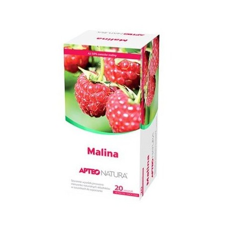  Apteo Natura Malina zioła do zaparzania 20 saszetek 