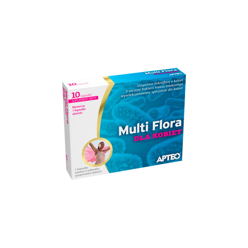 Apteo Multi Flora dla kobiet 10 kapsułek 