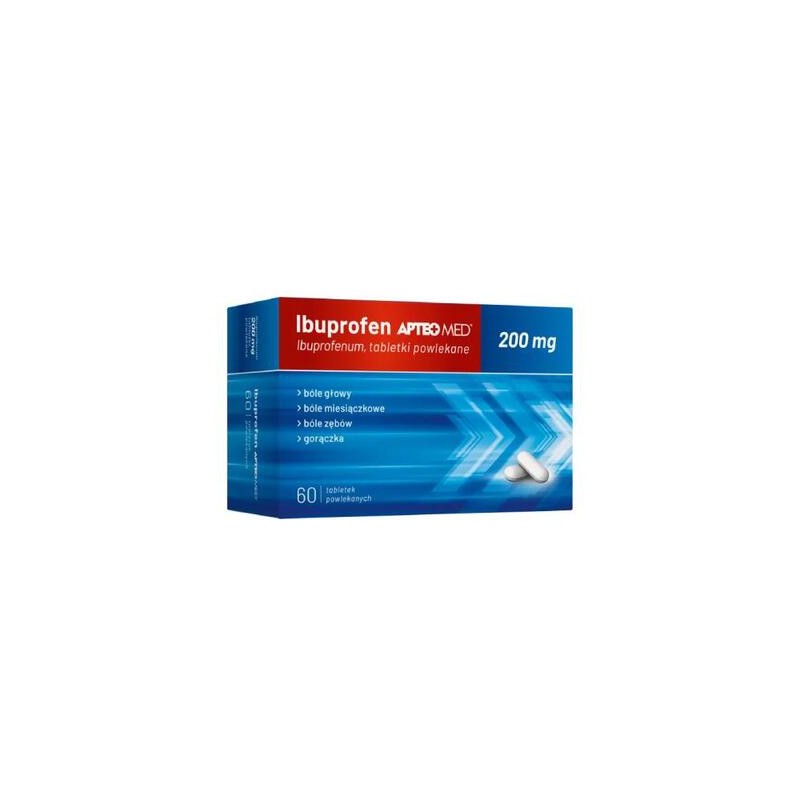 Apteo Med Ibuprofen 200 mg, 60 tabletek 