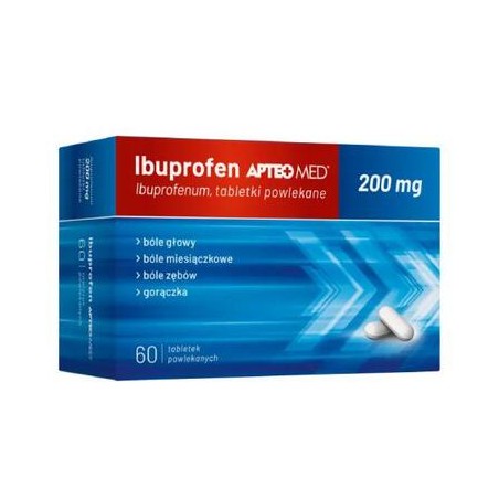 Apteo Med Ibuprofen 200 mg, 60 tabletek