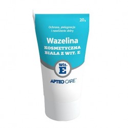 Apteo Wazelina kosmetyczna biała z witaminą E 20 g