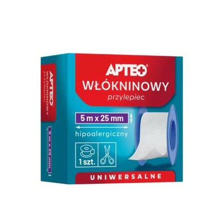 Apteo Przylepiec włókninowy 5m x 25mm, 1 sztuka