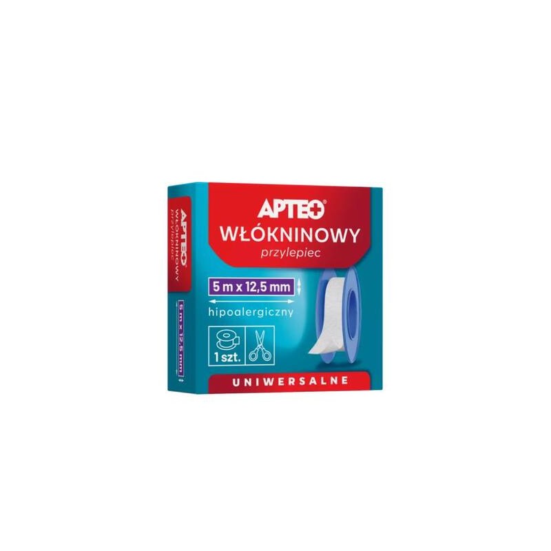 Apteo Przylepiec włókninowy 5 m x 12,5 mm, 1 sztuka 