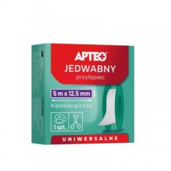 APTEO Przylepiec jedwabny 5 m x 12,5 mm, 1 sztuka