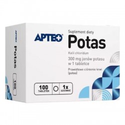 Apteo Potas 100 tabletek