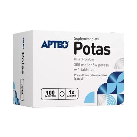 Apteo Potas 100 tabletek