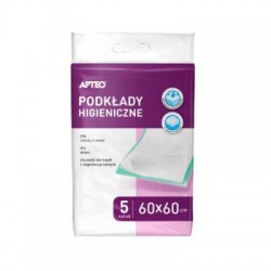 Apteo Podkłady higieniczne 60 cm x 60 cm, 5 sztuk