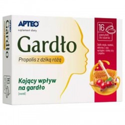 Apteo Plus Gardło propolis 16 pastylek