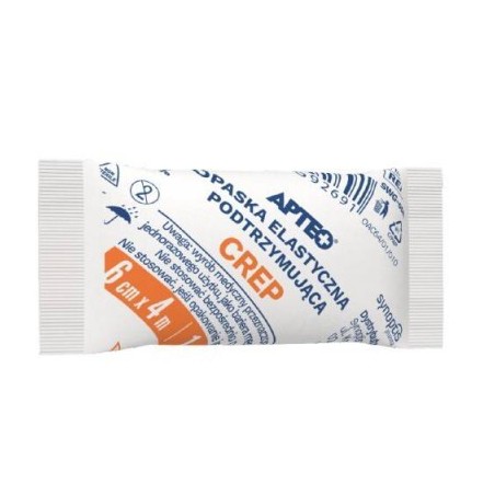  Apteo Opaska podtrzymująca crep 6 cm x 4 m, 1 sztuka 