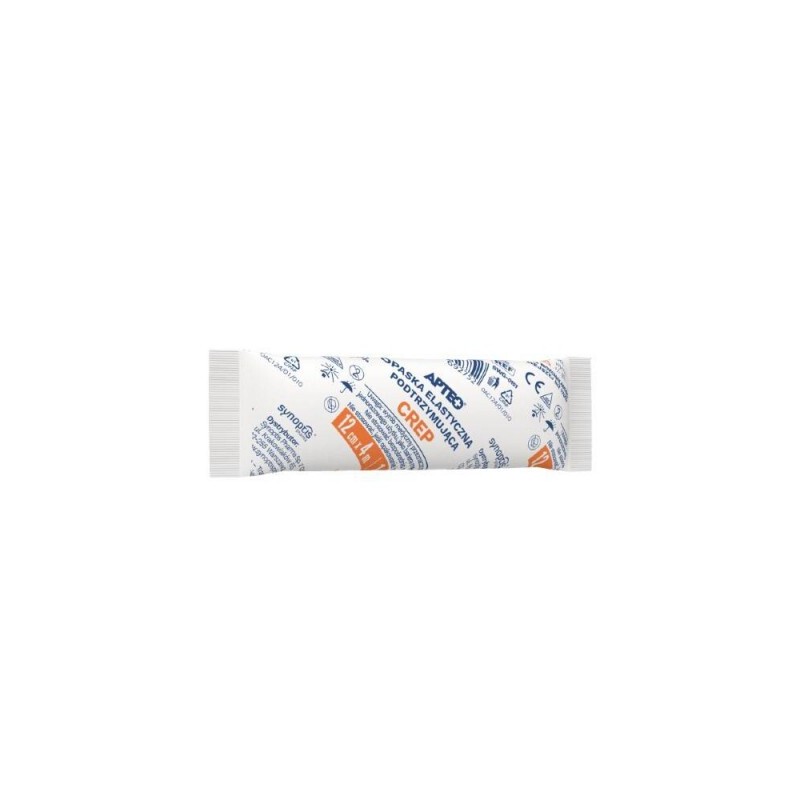 Apteo Opaska podtrzymująca crep 12 cm x 4 m, 1 sztuka 