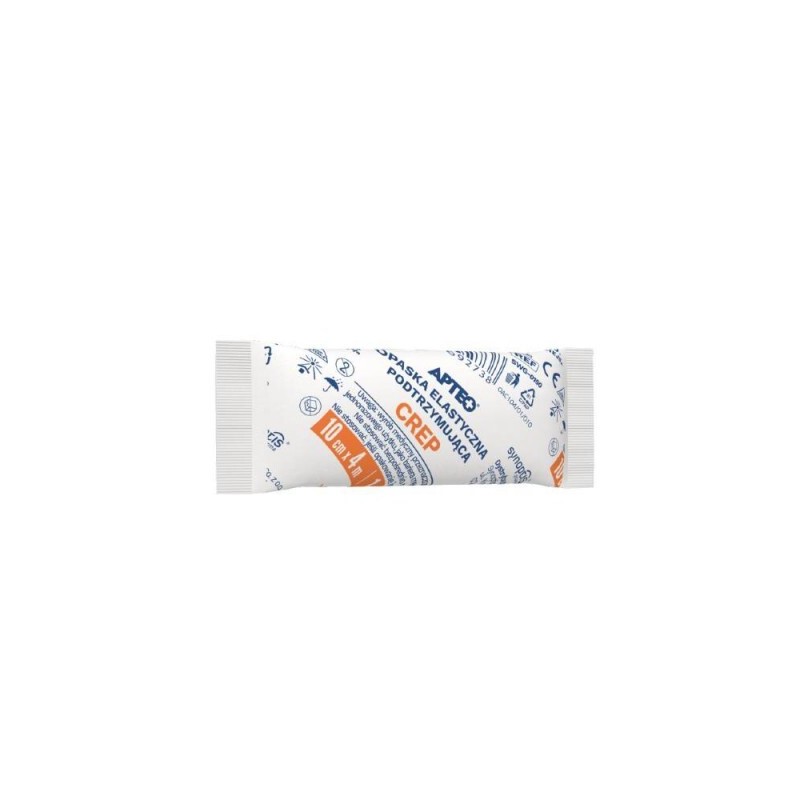 Apteo Opaska podtrzymująca crep 10 cm x 4 m, 1 sztuka 