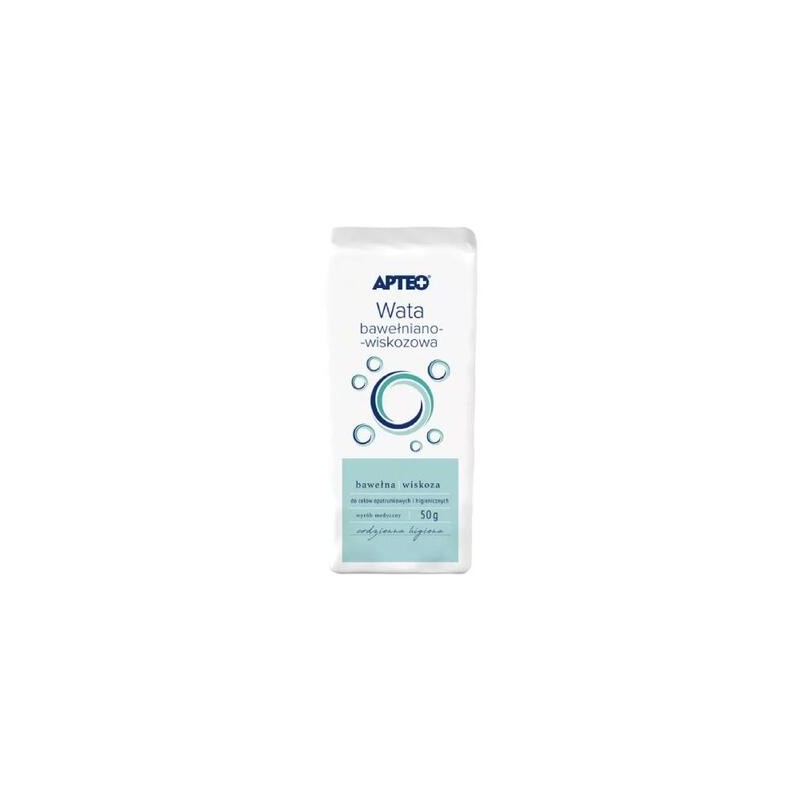 Wata bawełniano-wiskozowa Apteo, 50 g 