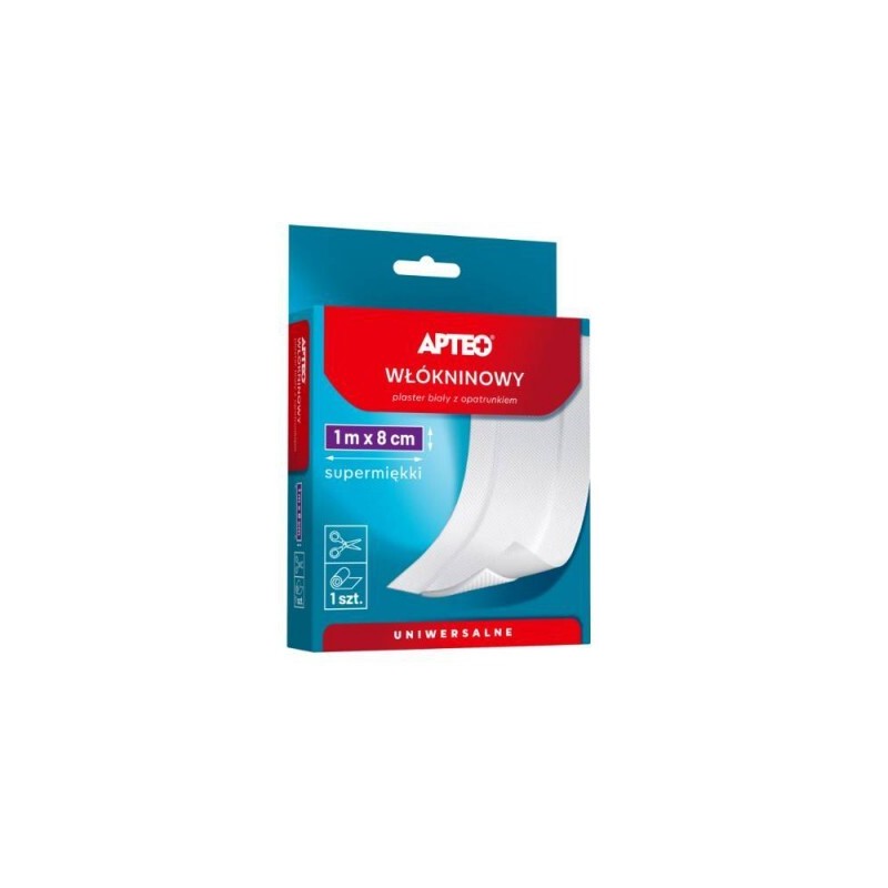 Apteo Plaster włókninowy 1 m x 8 cm 