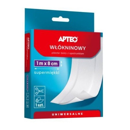  Apteo Plaster włókninowy 1 m x 8 cm 