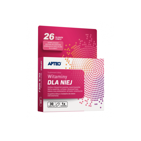  Apteo Witaminy dla niej 30 tabletek 
